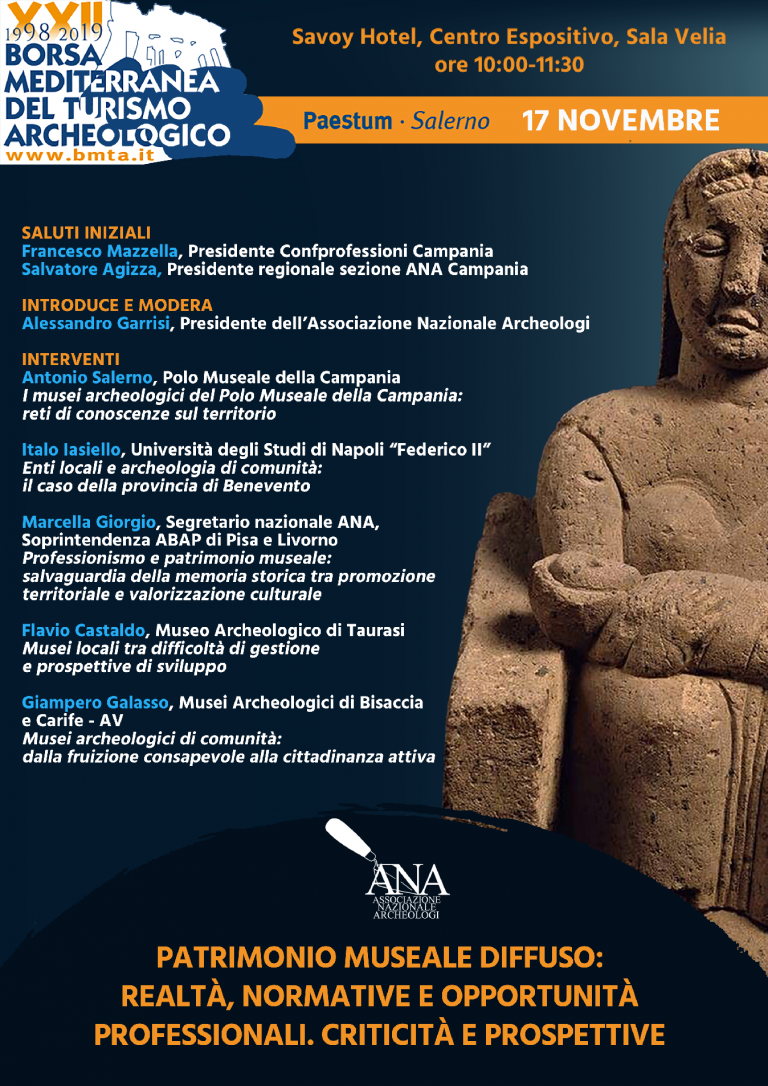 La Borsa Mediterranea del Turismo Archeologico a Paestum, ideata da ANA