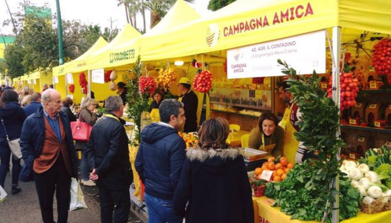 SORRENTO: COLDIRETTI, DAL 25 AL 28 APRILE: MERCATO CAMPAGNA AMICA, STREET FOOD, FATTORIA ANIMALI, AGRIASILO