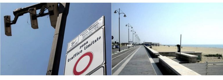 MONDRAGONE – Zona mare, via libera alla ztl estiva con telecamere e varchi attivi