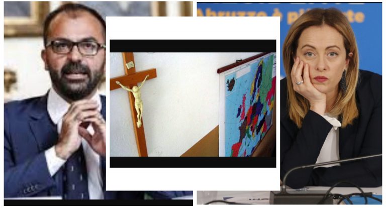 SCUOLA, MELONI A FIORAMONTI: IO VEDO BENE CROCIFISSI IN AULA