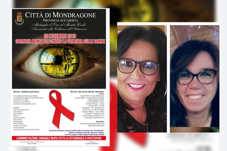 “Giornata Mondiale contro la Violenza sulle Donne”, il 25 Novembre all’Ariston di Mondragone.