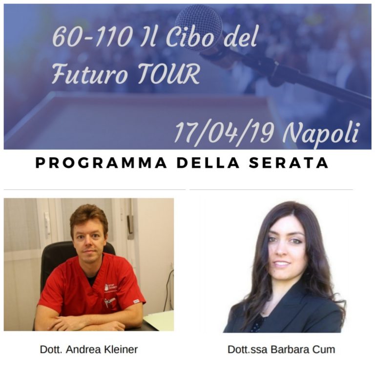 “60-110 IL CIBO DEL FUTURO TOUR”: esperti in collaborazione nella gestione della malattia del secolo IL DIABETE.