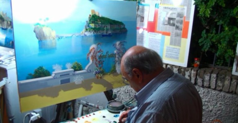 SALUTI AL MAESTRO ROBERTO ZACCARDELLI: L’ARTISTA DEI PANORAMI ISCHITANI
