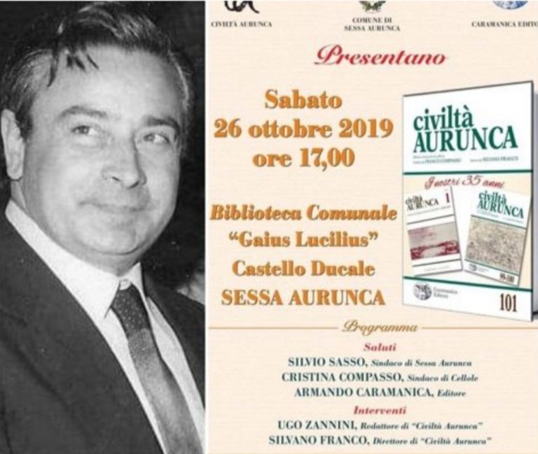 I 35 anni di “Civiltà Aurunca”, dal 1985 ad oggi.