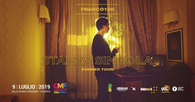 “Caserta Music Festival”: si parte il 9 luglio con Franco126, Giorgieness e gli Ex WS